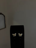Butterfly charm earrings